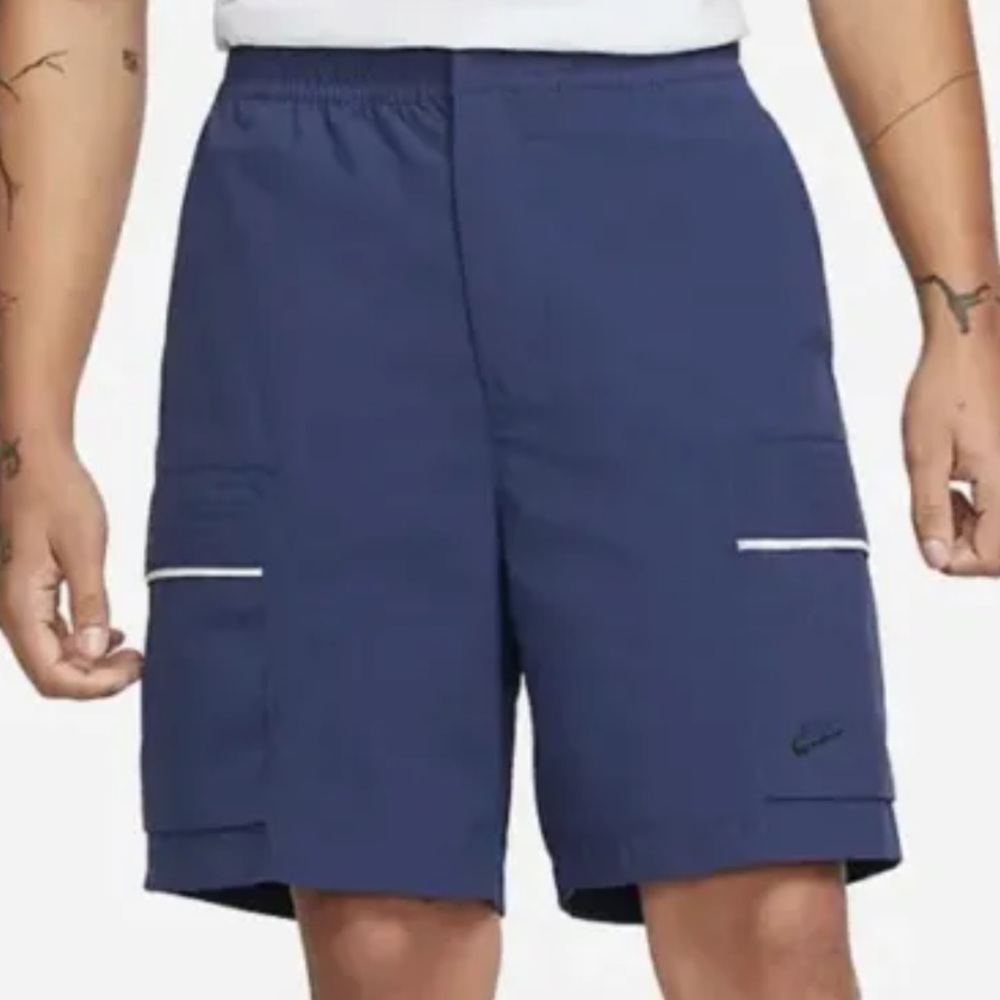 Men's Nike Sportswear Style Essentials Woven Shorts Blue DM6690-410 Medium NEW